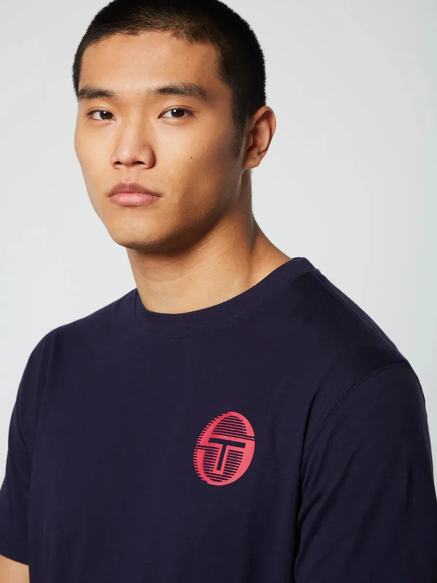Sergio Tacchini TENDA SHIRT & ONDA SHORT (MARITIME BLUE/JAZZY)