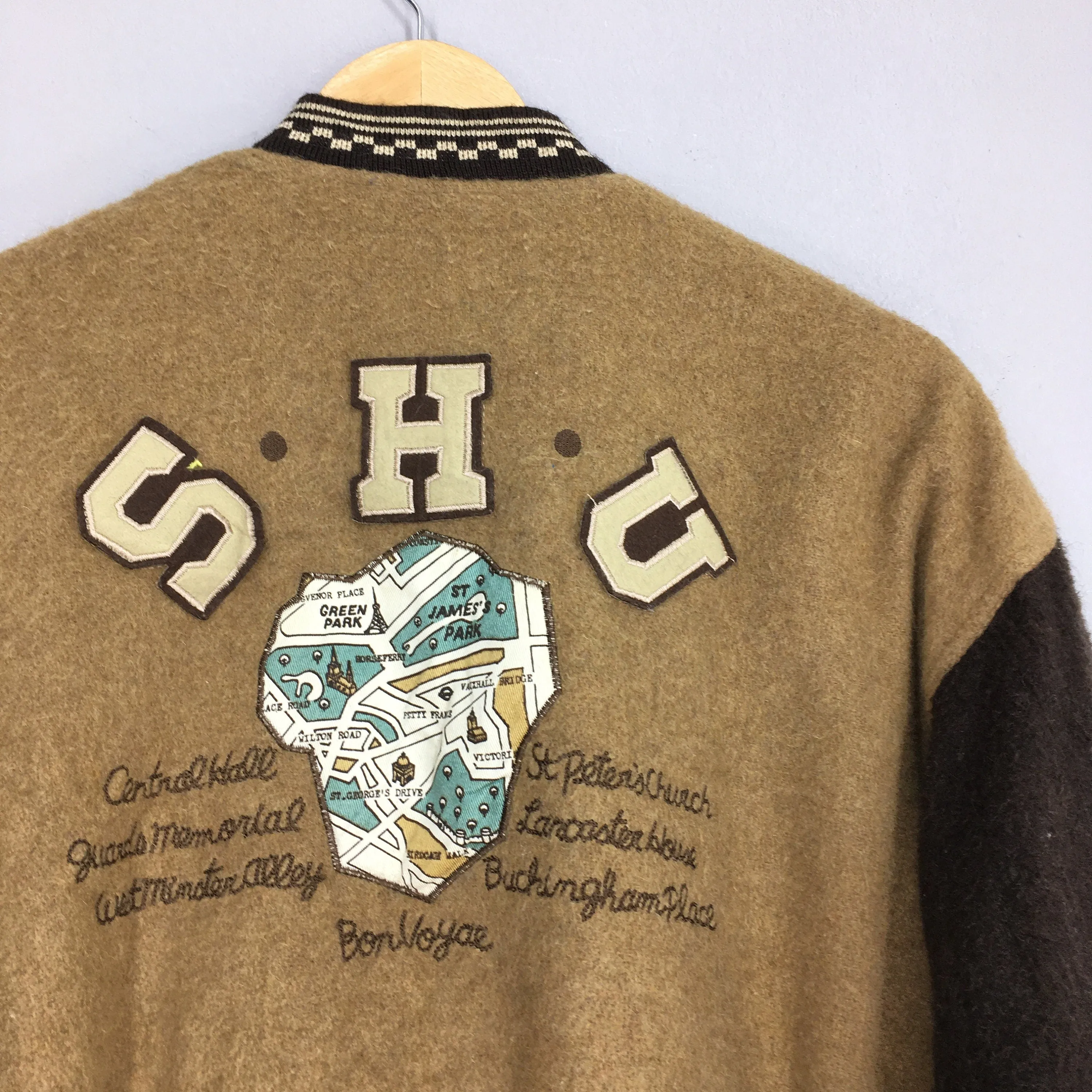 Shu Japanese Streetwear Varsity Wool Stadium Jacket