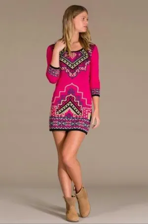 Spring Lake Fuchsia Sweater Dress