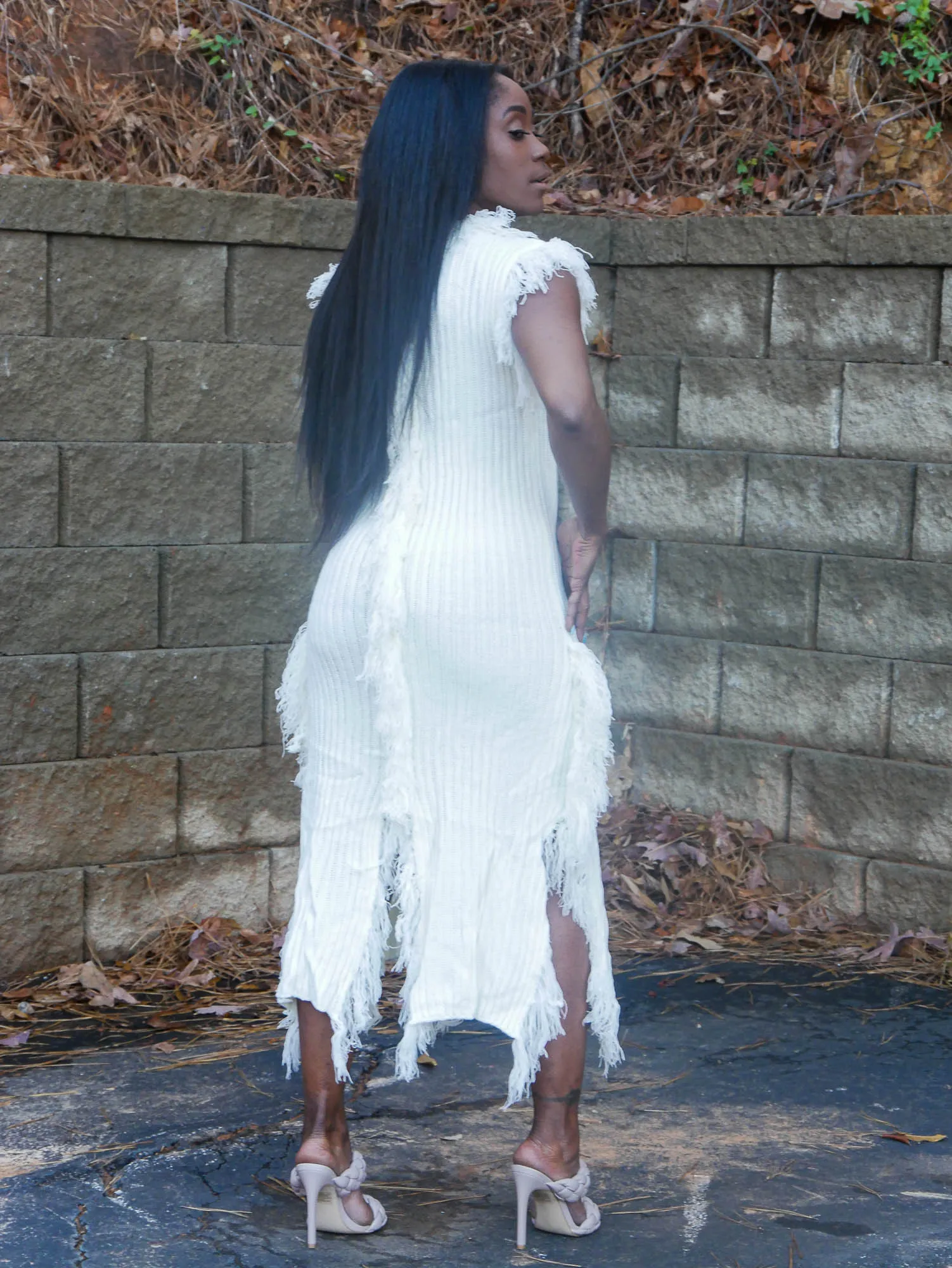 TINA FRINGE DRESS