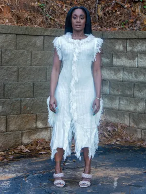 TINA FRINGE DRESS