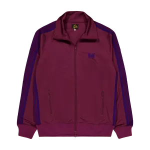 Track Jacket - Poly Smooth Wine