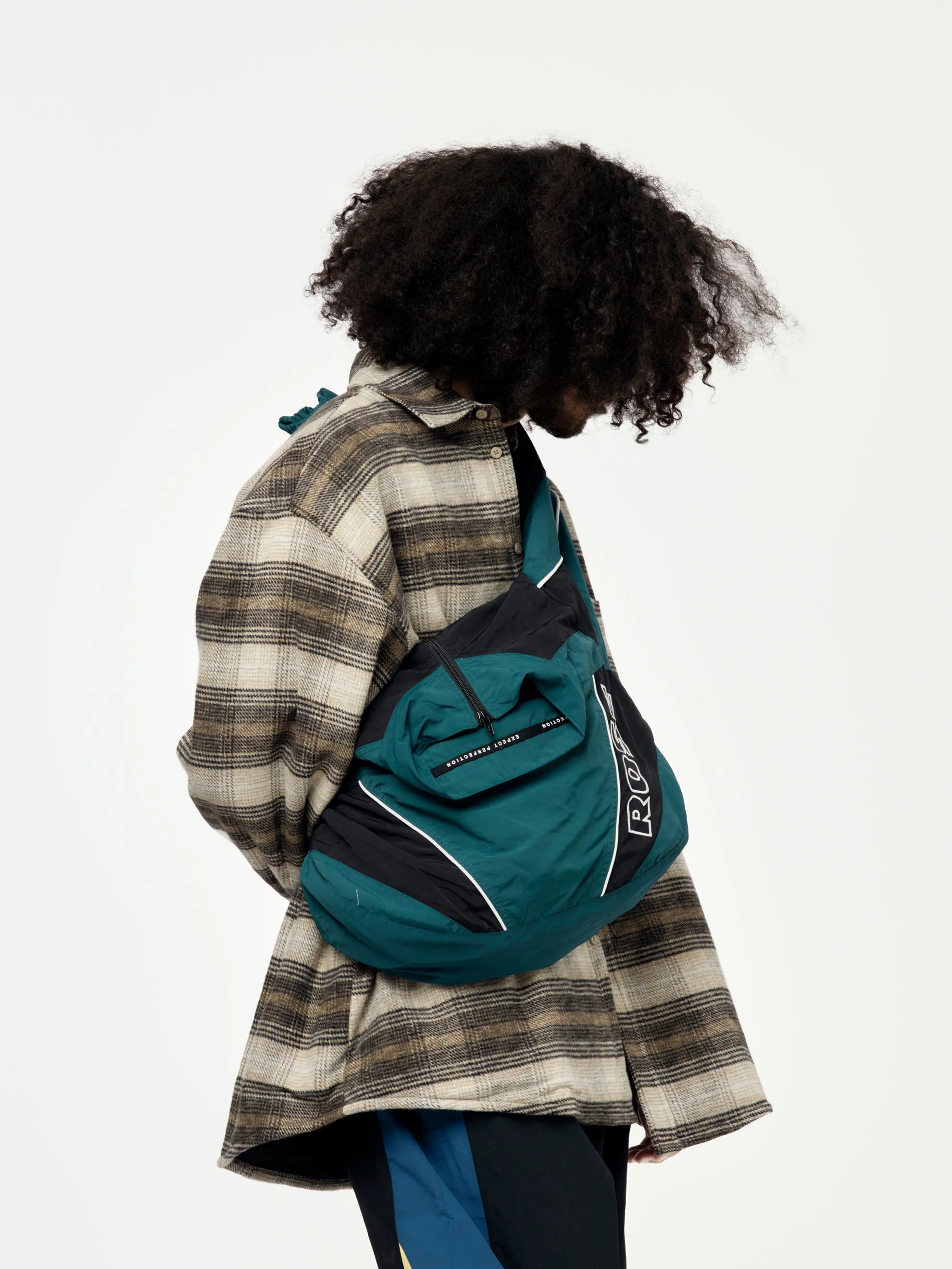 Track Jacket Tote (Teal)