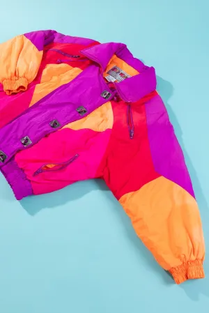 Vintage 80s East West Colorblock Ski Jacket