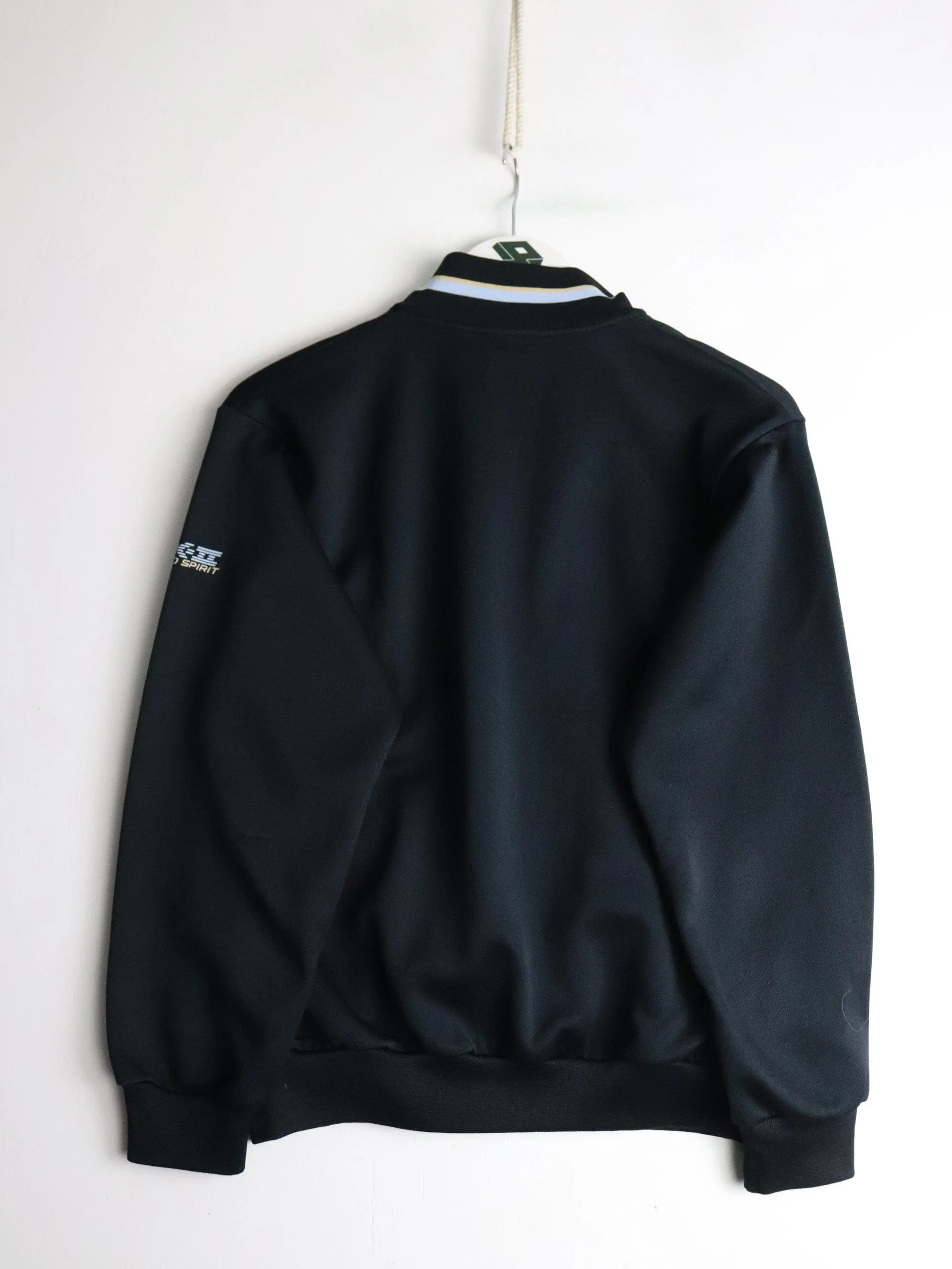 Vintage Asics Track Jacket Youth Medium Black