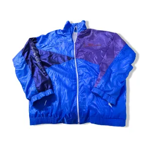 Vintage Opel blue colorblock full zip track top in M|L30 W27|SKU 3870