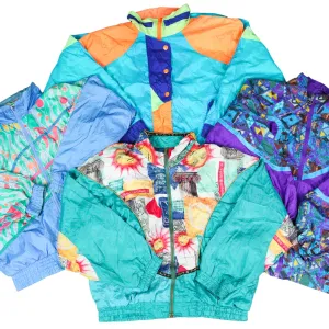 Vintage Shell Suit Jacket Wholesale (Crazy/Funky Style)