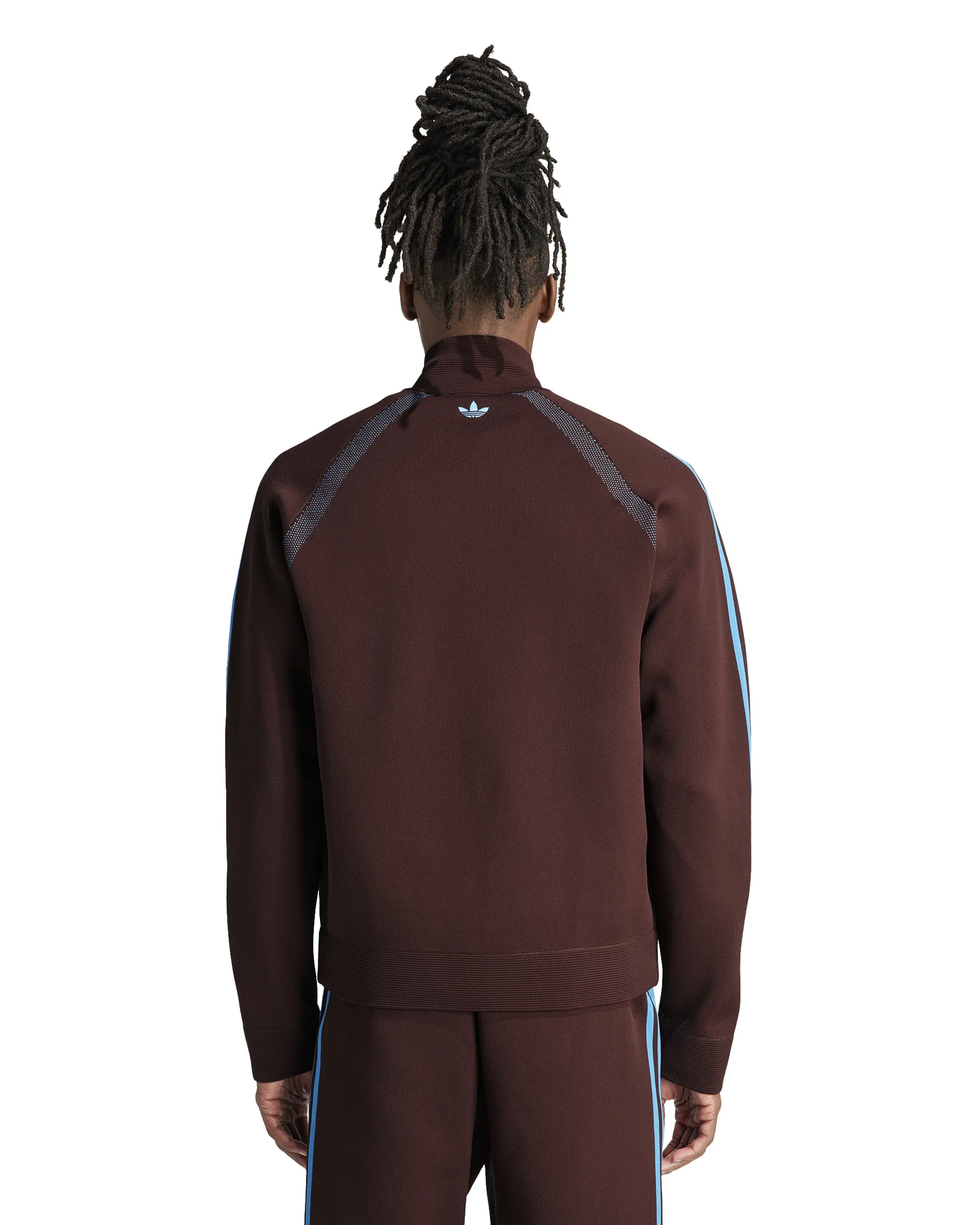 Wales Bonner Embroided Logo Track Jacket - Mystery Brown