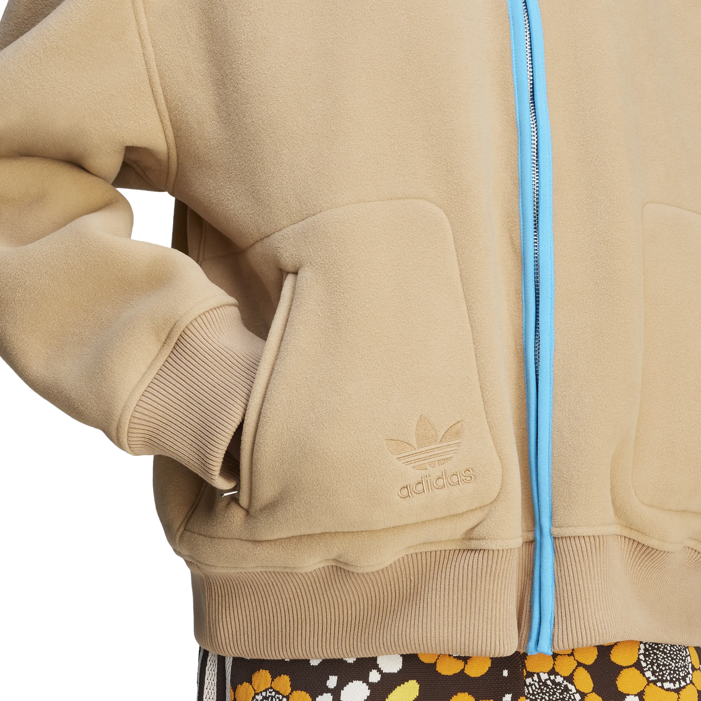   Wales Bonner Fleece Jacket 'Cardboard'