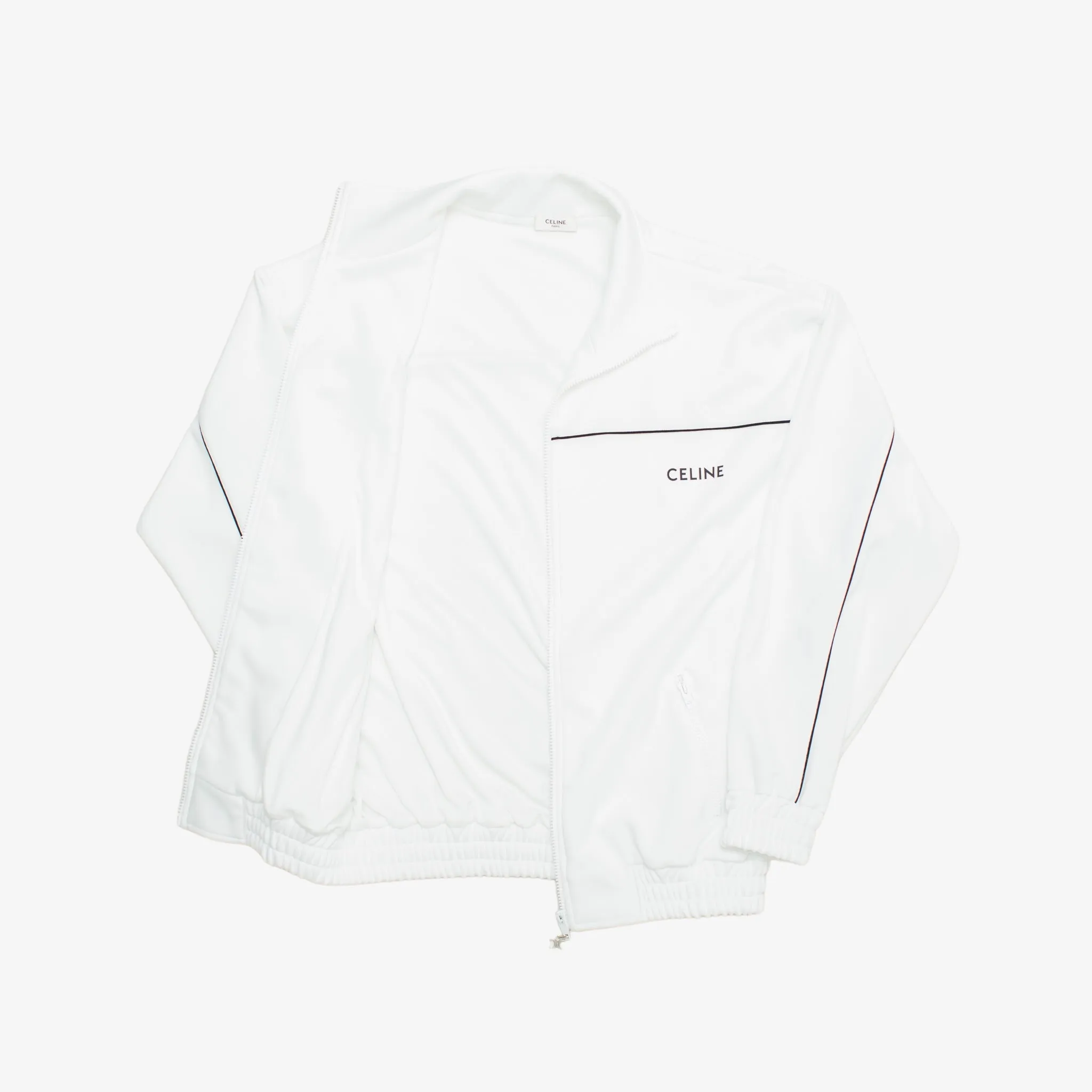 White/Black Track Jacket [Size: Small]