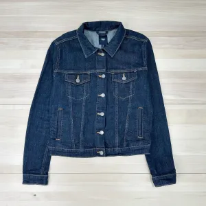 Women's Blue Gap 1969 Denim Trucker Jean Jacket - Small